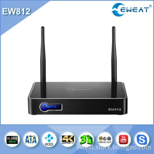 2015 New EWEAT EW812 Amlogic S812 Android 4.2 Quad core Smart TV box